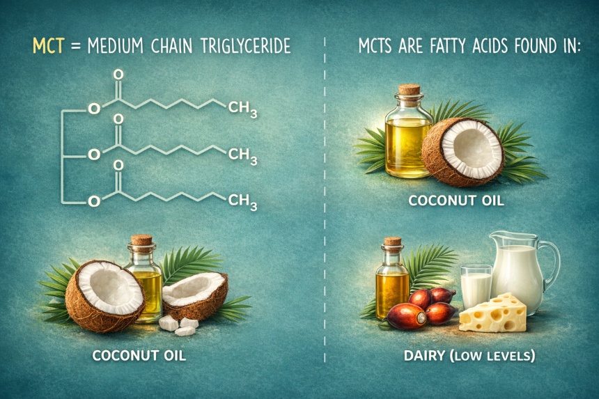 Sources of Medium Chaoin Triglycerides (MCT) from oils