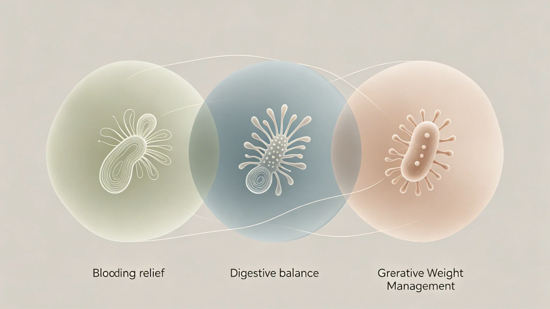 Best Probiotics for Bloating, Digestion, and Weight Loss: Three Goals, Three Evidence Bases