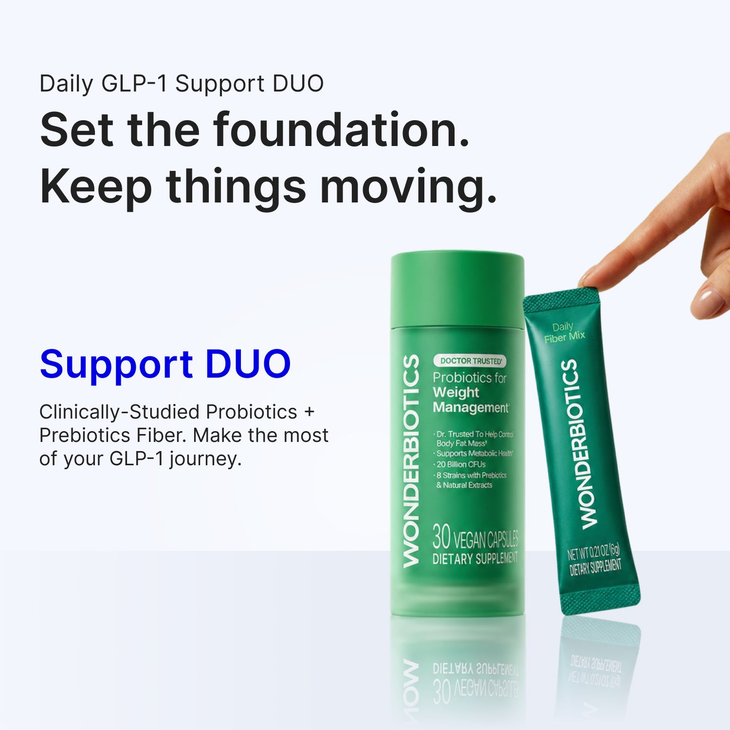 WonderBiotics Daily GLP-1 Support DUO