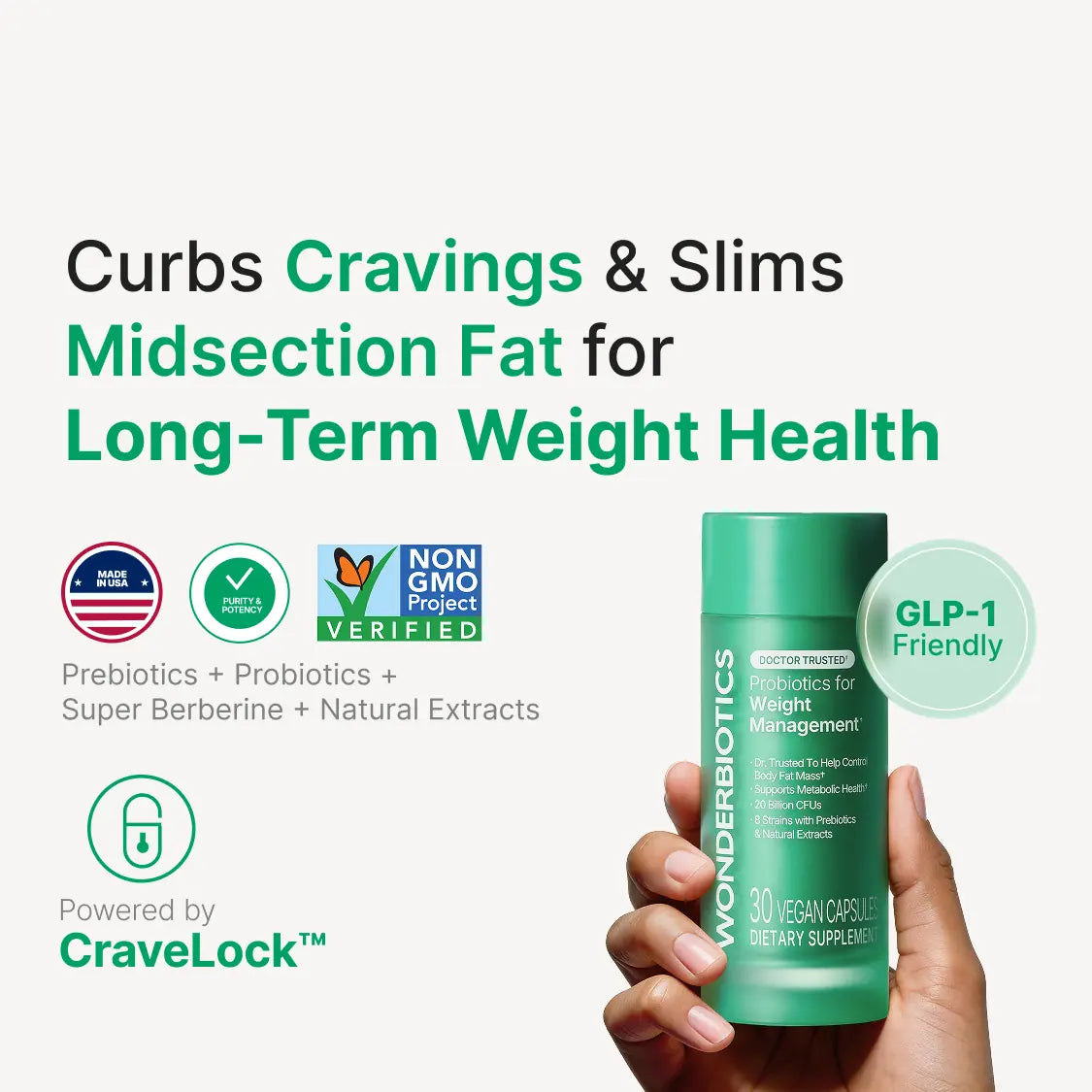 Probiotics for Weight Management - Supports GLP-1 Journey