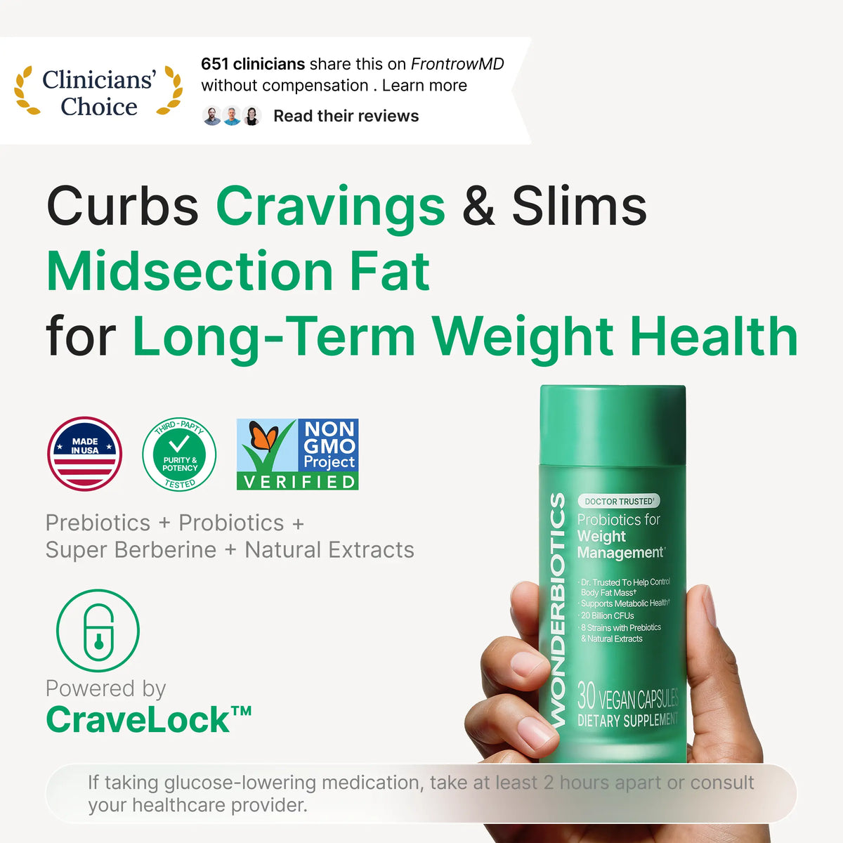 Probiotics for Weight Management - Supports GLP-1 Journey
