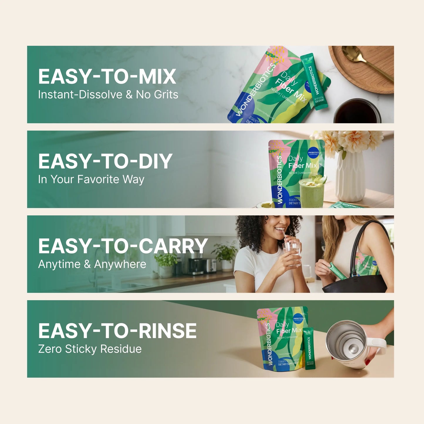 Daily Fiber Mix 30-Sachet Pack