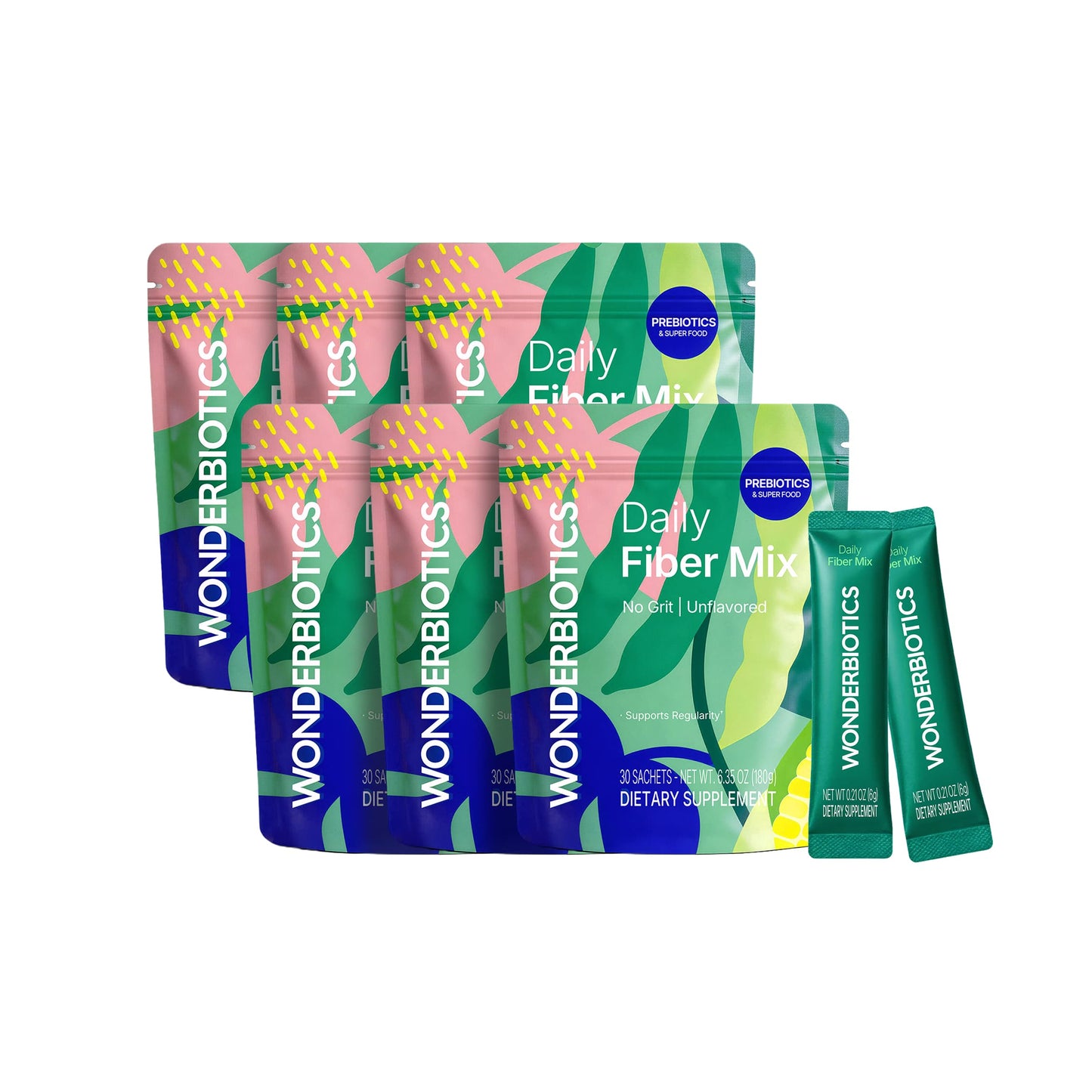 Daily Fiber Mix 6-month supply 6-pack bundle