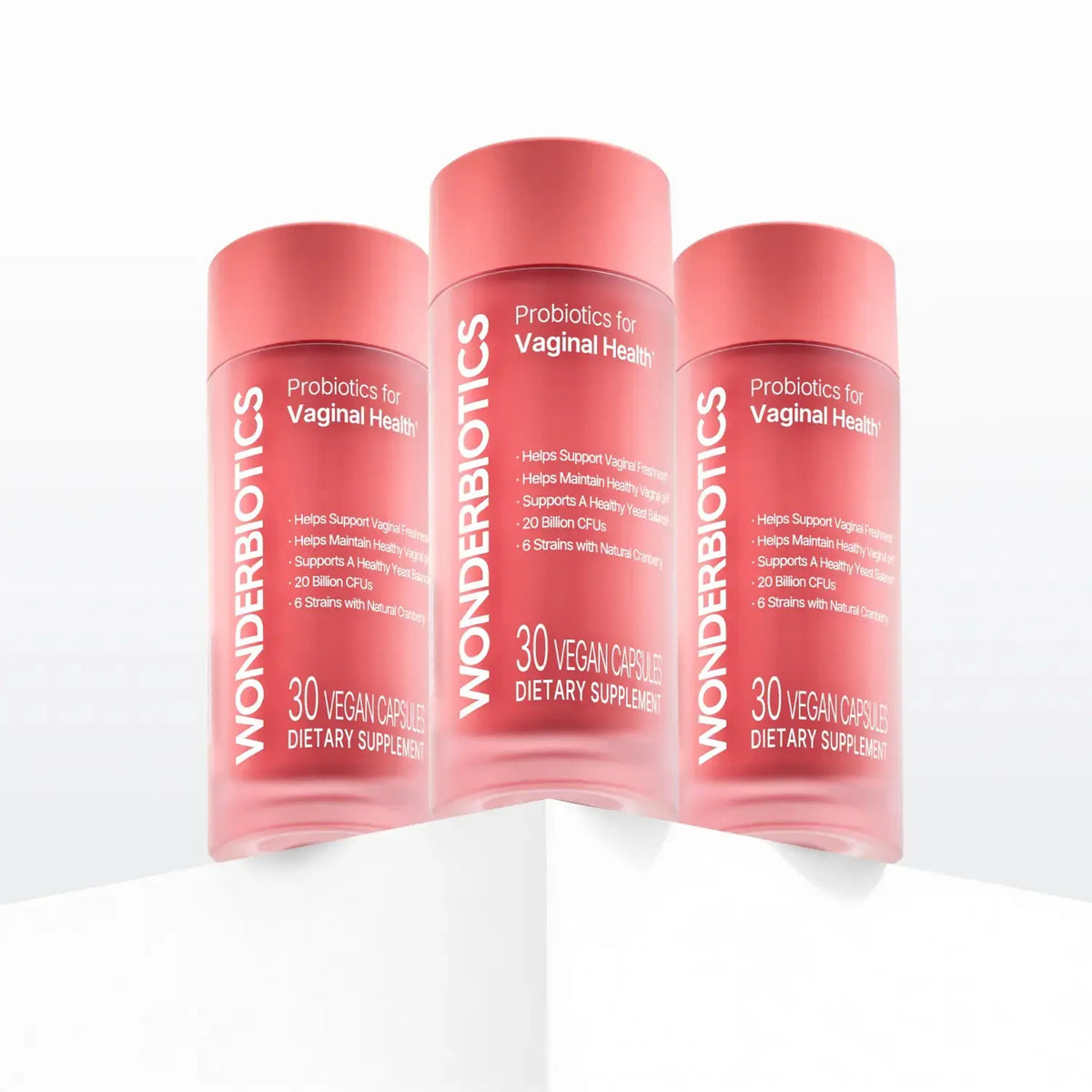 Wonderbiotics Vaginal Health Probiotics: Natural support for feminine wellness and balance.
