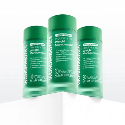 Probiotics for Gut Health product bottle image.